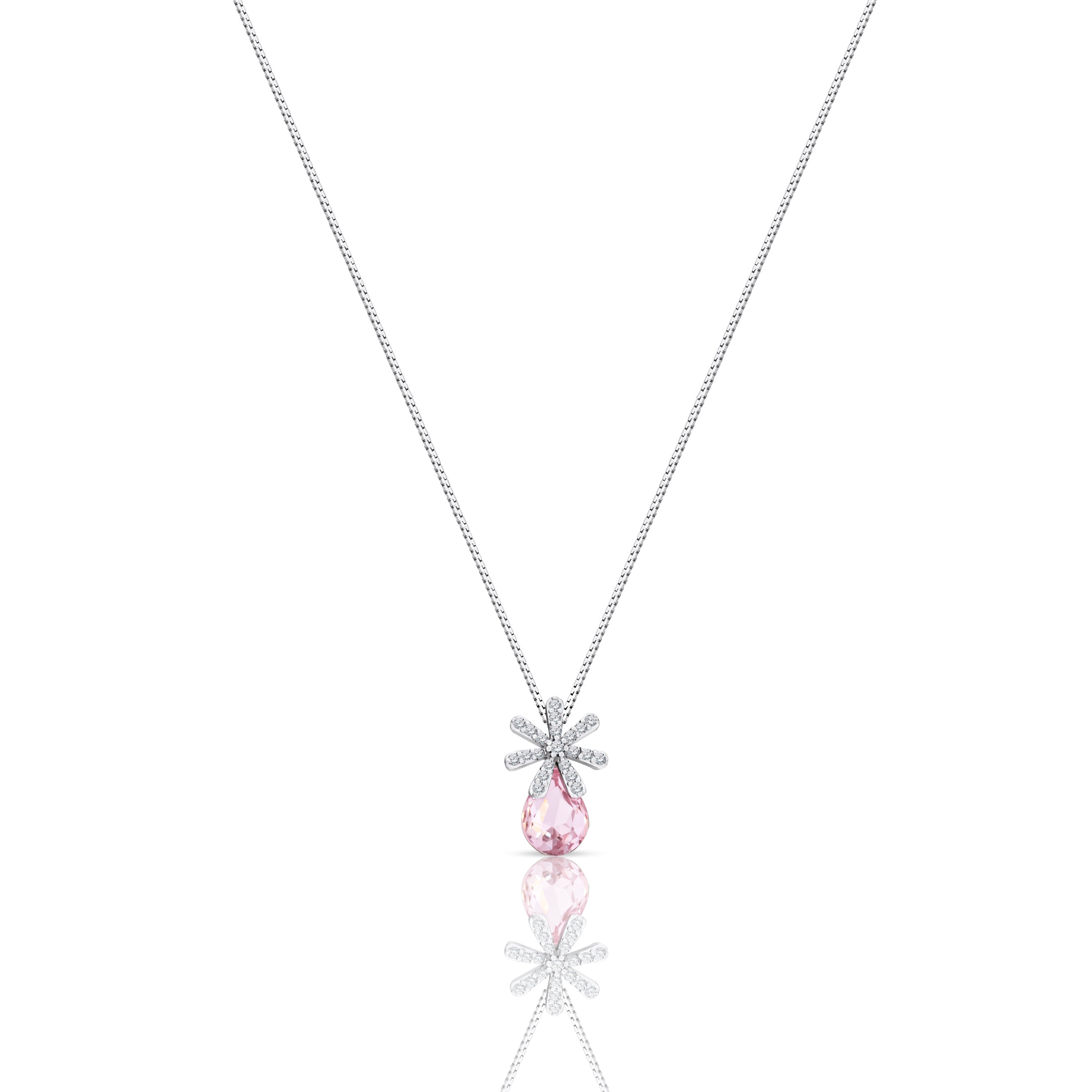 Blushing Bloom Pendant Necklace