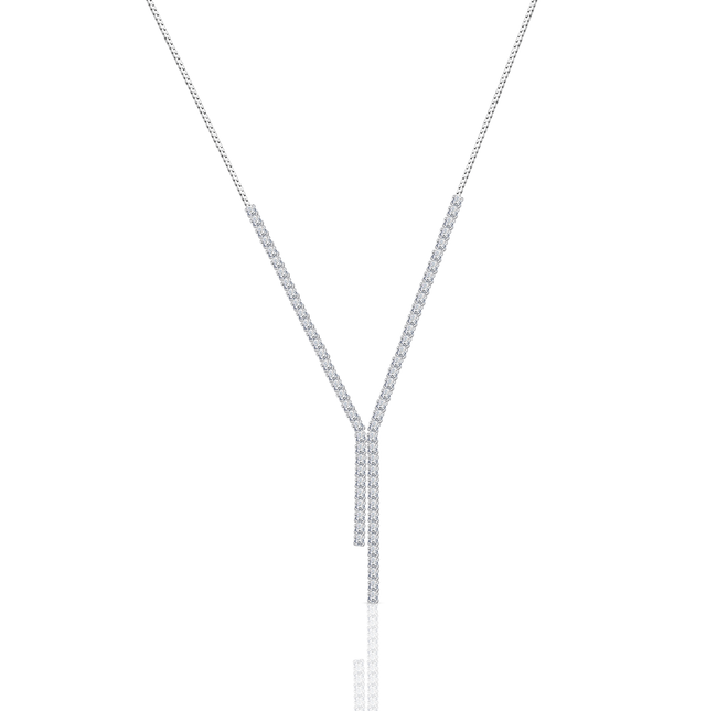 Y-shaped necklace